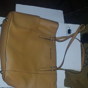 Michael Kors Camel Leather Tote